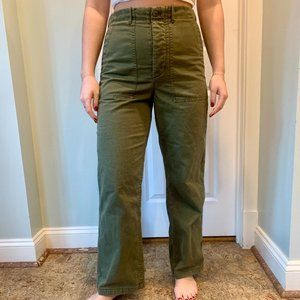 J. Crew Army Green Cargo Pants